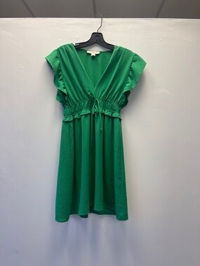 Monteau Emerald Green Mini Dress
